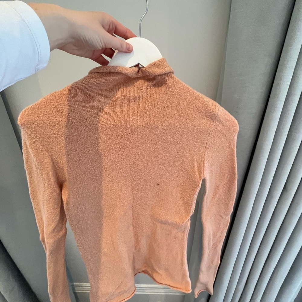 Peach Turtleneck from Aritzia